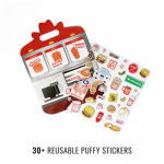 Alternative view 2 of Little Foodies Reusable Sticker Play Set: 30+ Reusable Whataburger Food Stickers and 2 Fold-Out Play & Go Scenes