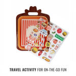 Alternative view 3 of Little Foodies Reusable Sticker Play Set: 30+ Reusable Whataburger Food Stickers and 2 Fold-Out Play & Go Scenes