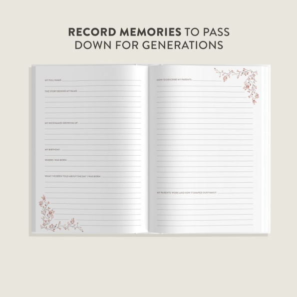 Aunt's Story: A Memory and Keepsake Journal