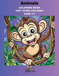 Title: Animals Coloring Book: 50 Animals Coloring Pages for Young Children, Author: Ty Hook