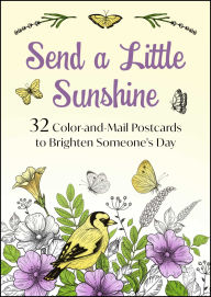 Title: Send a Little Sunshine: 24 Color-and-Mail Postcards to Brighten Someone's Day, Author: Good Books