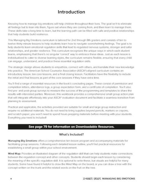 30-Minute Groups: Managing Big Emotions: Identifying Triggers, Developing Coping Strategies, and Communicating Effectively