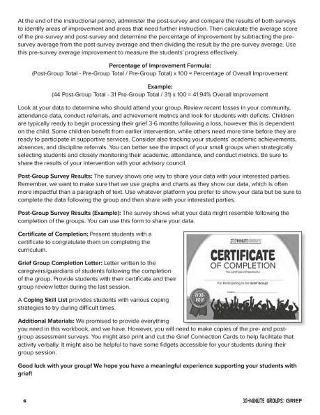 30-Minute Groups: Grief: Processing Emotions, Honoring Memories, and Finding Hope