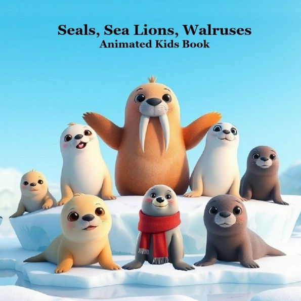 Seals, Sea Lions, Walruses, Animated Kids Book: Great Book for Younger Children About Seals, Sea Lions, Walruses.