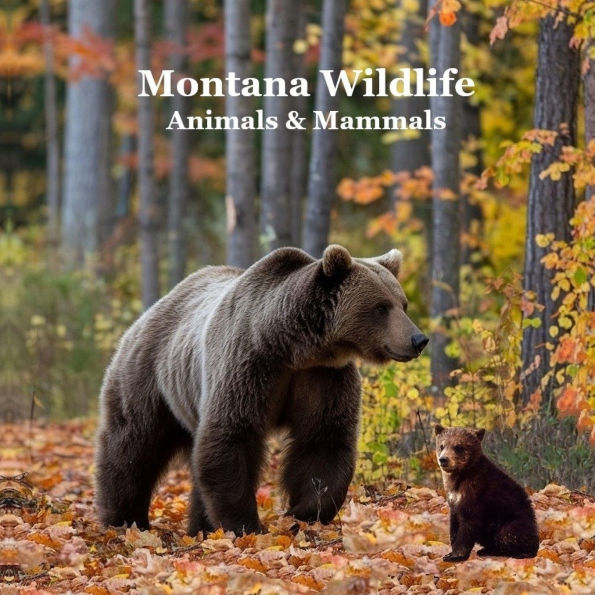 Montana Animals and Mammals Wildlife Book: Great Montana Animals book with Lifelike Images and Fun Facts
