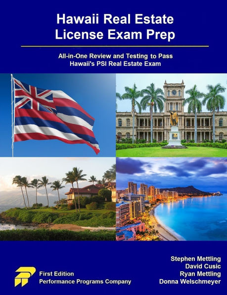 Hawaii Real Estate License Exam Prep: All-in-One Review and Testing to Pass Hawaii's PSI