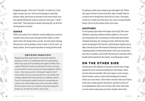 You Can't Take It With You: Foolproof Techniques for Tidying Up Like There's No Tomorrow