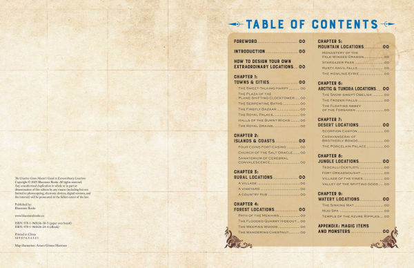 The Creative Game Master's Guide to Extraordinary Locations: & How to Design Them