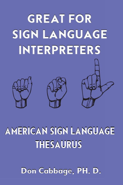 Great For Sign Language Interpreters American Thesaurus
