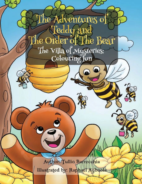 The Adventures of Teddy and Order Bear: Villa Mysteries Colouring Fun