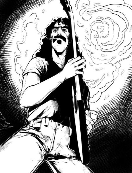 Frank Zappa Coloring Book: by Fantoons