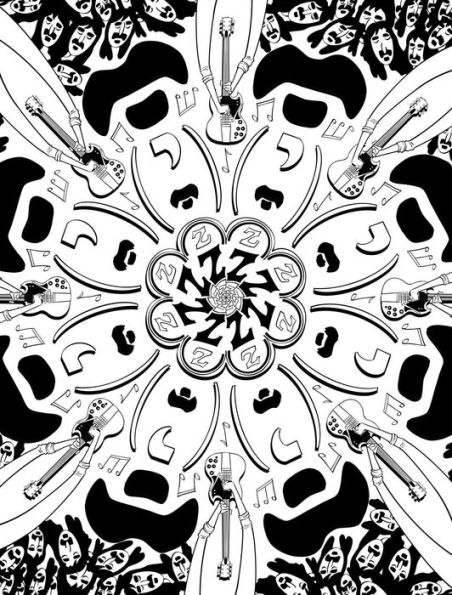 Frank Zappa Coloring Book: by Fantoons