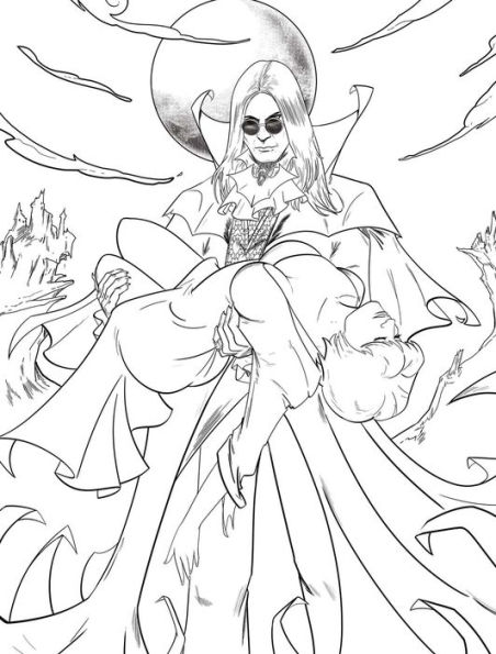 Ozzy Osbourne: The official coloring book