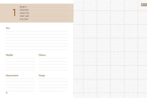 Vogue Knitting Project Journal