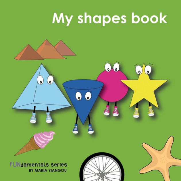 My shapes book: Learn 2D & 3D shapes picture book with matching objects ...