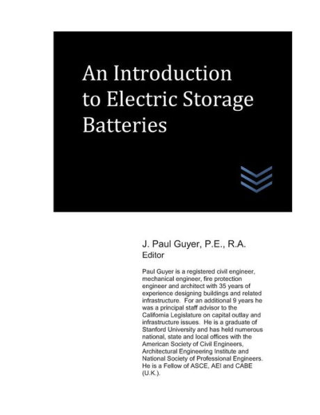 An Introduction to Electric Storage Batteries