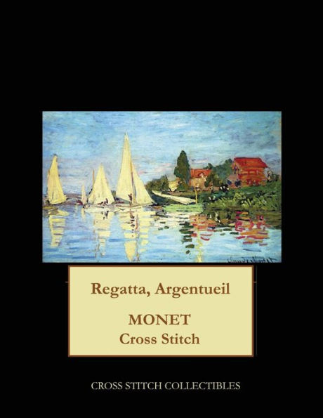 Regatta, Argenteuil: Monet cross stitch pattern