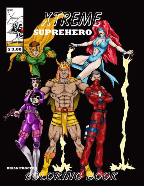 Xtreme Superhero Coloring Book