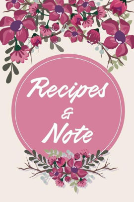 recipe blank book