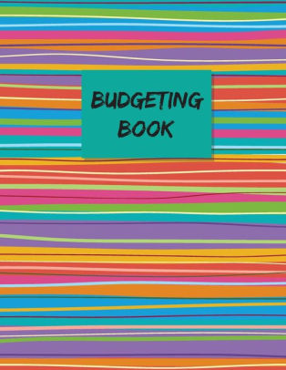 budgeting books budget planner financial planing large print 8 5