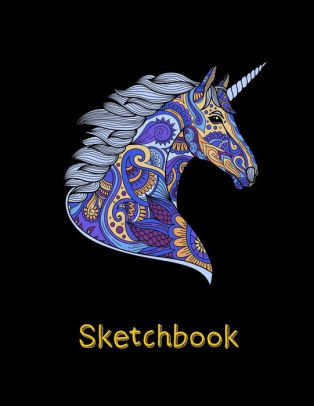 Sketchbook Blank Sketchbook For Kids Boys And Girls Doodle Draw And Sketch Unicornpaperback