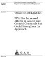 Toxic substances: EPA has increased efforts to assess and control chemicals but could strengthen its approach : report to congressional requesters.