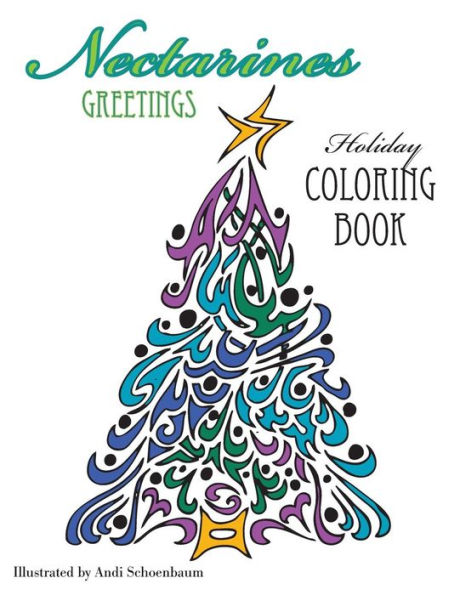 Nectarines Greetings Holiday Coloring Book