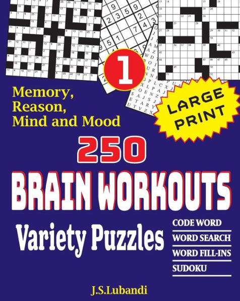 250 Brain Workouts Variety Puzzles