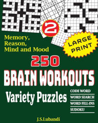 Title: 250 Brain Workouts Variety Puzzles, Author: Jaja Media