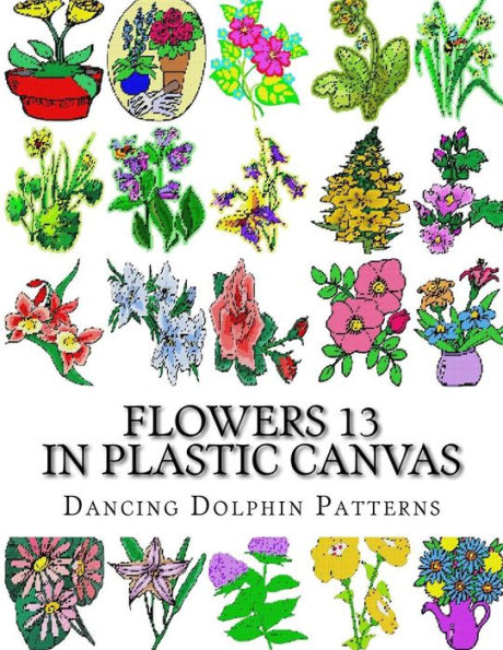 Flowers 13: in Plastic Canvas
