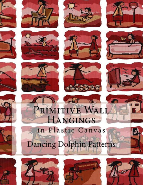 Primitive Wall Hangings: in Plastic Canvas