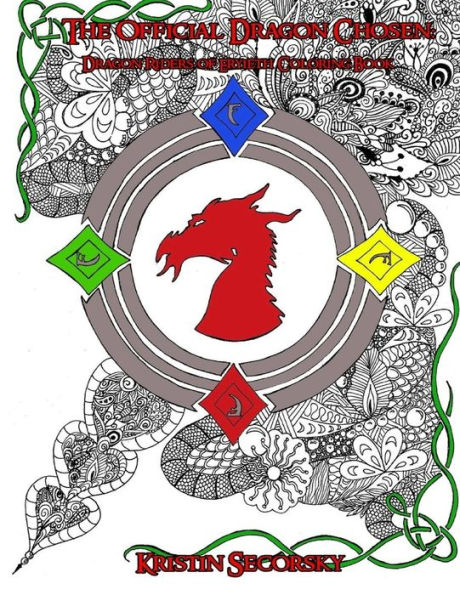 The Official Dragon Chosen: The Dragon Riders of Eryieth Coloring Book