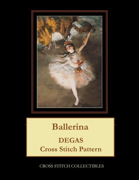 Ballerina: Degas cross stitch pattern