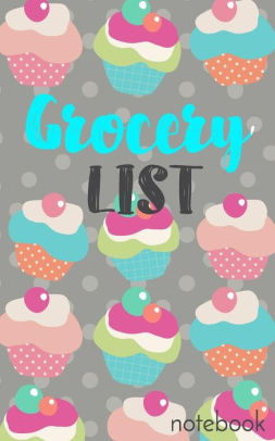 grocery list notebook food budget tracker by dartan creations grocery spending tracker