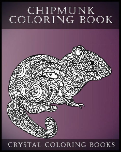 Chipmunk Coloring Book For Adults: 30 Hand drawn Doodle and Folk Art Style Chipmunk Coloring Pages.
