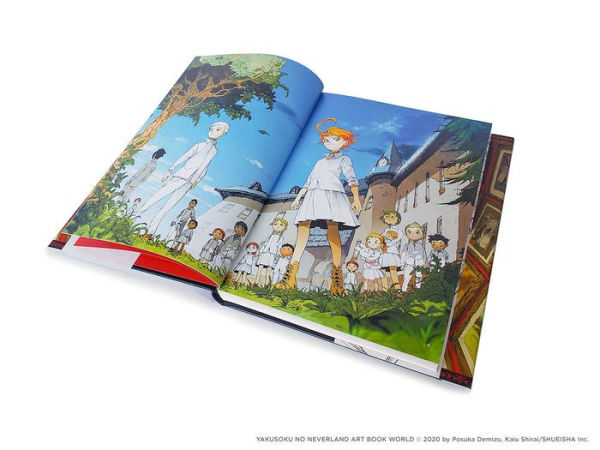 The Promised Neverland Art Book Illustrations Collection Anime Manga Japan  USED