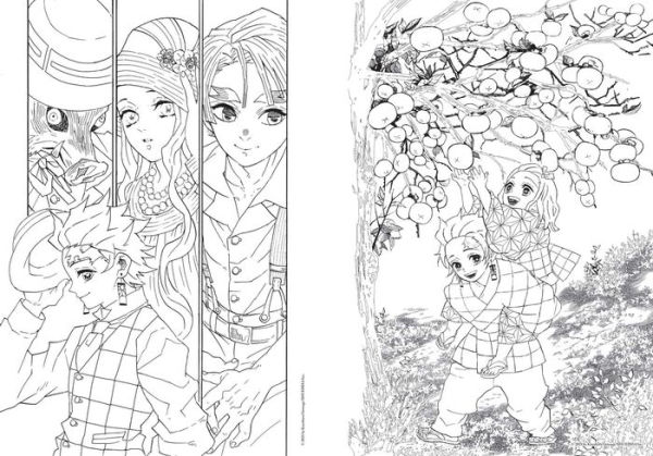 Demon Slayer: Kimetsu no Yaiba: The Official Coloring Book by