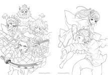 Alternative view 4 of Demon Slayer: Kimetsu no Yaiba: The Official Coloring Book