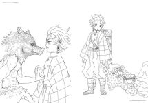 Alternative view 5 of Demon Slayer: Kimetsu no Yaiba: The Official Coloring Book