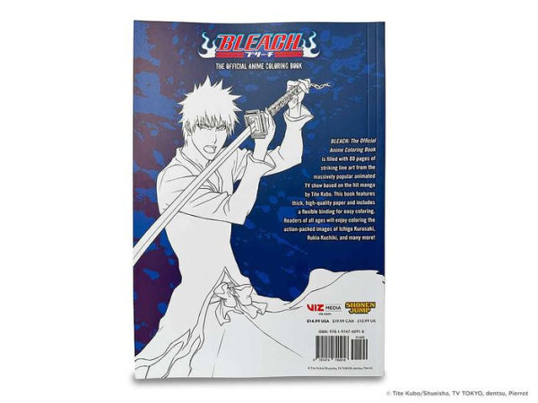 BLEACH: The Official Anime Coloring Book, Book by VIZ Media, Official  Publisher Page