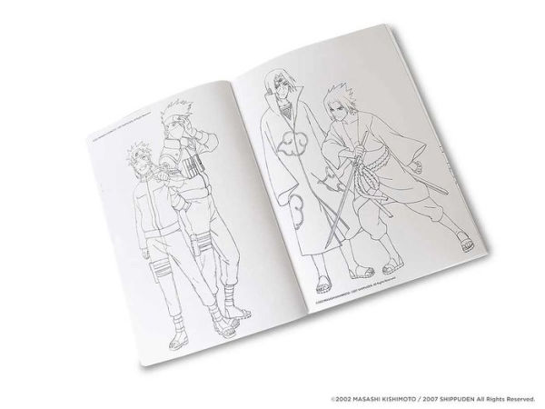 NARUTO SHIPPUDEN: The Official Coloring Book