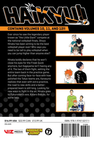 Haikyu!! (3-in-1 Edition), Vol. 4: Includes vols. 10, 11 & 12