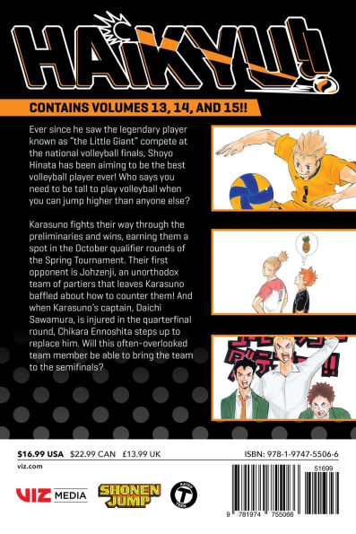 Haikyu!! (3-in-1 Edition), Vol. 5: Includes vols. 13, 14 & 15