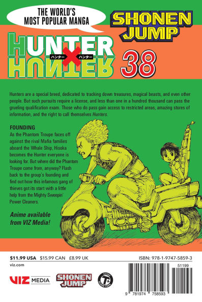 Hunter x Hunter, Vol. 38 by Yoshihiro Togashi, Paperback