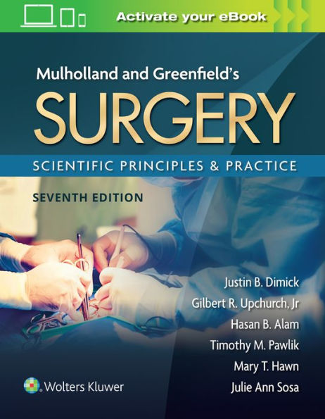 Cover Art: Mulholland & Greenfield's Surgery : scientific principles and practice, 7e