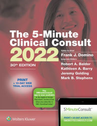 Title: 5-Minute Clinical Consult 2022, Author: Frank J. Domino MD