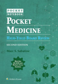 Title: Pocket Medicine High Yield Board Review, Author: Marc Sabatine