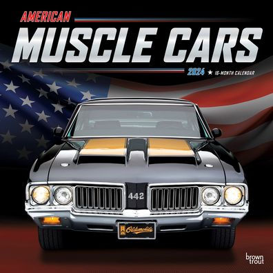 American Muscle Cars 2024 Square Foil