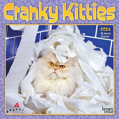 Avanti Cranky Kitties 2024 Mini 7x7