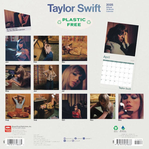 2025 Taylor Swift Wall Calendar